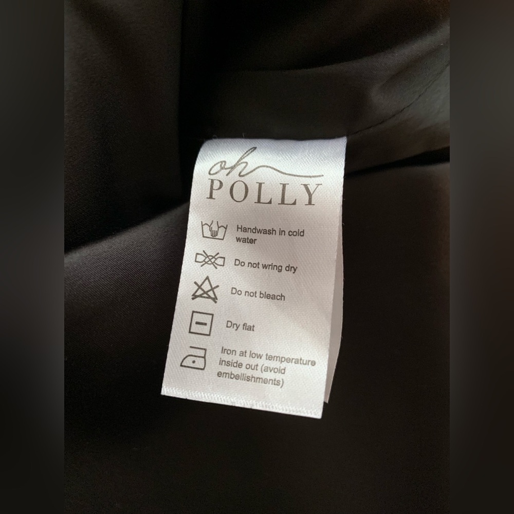 Oh Polly “Possession” Puff Long Sleeve Satin Corset Mini Dress - Picture 6 of 7